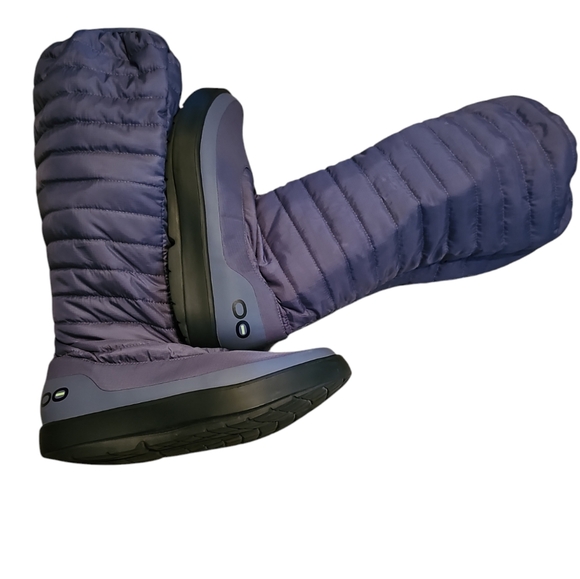 OOFOS Women's Oomg gray Boot  Lightwght - Picture 4 of 7